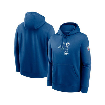Men's Blue Indianapolis Colts Indiana Nights Alternate Club Pullover Hoodie