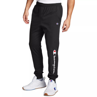 Men's Standard-Fit Script Logo-Print Joggers