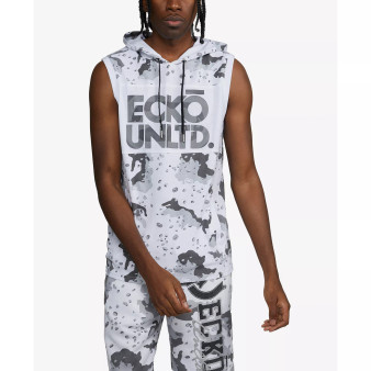 Men's Big and Tall Sleeveless Camel Cam Hoodie