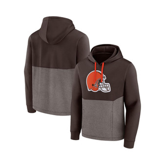 Men's Branded Brown Cleveland Browns Winter Camp Pullover Hoodie