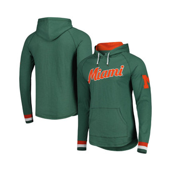 Men's Green Miami Hurricanes Legendary Raglan Pullover Hoodie