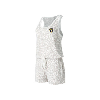 Women's Cream Milwaukee Brewers Montana Hacci Knit Romper