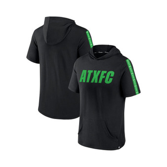 Men's Branded Black Austin FC Definitive Victory Short-Sleeved Pullover Hoodie