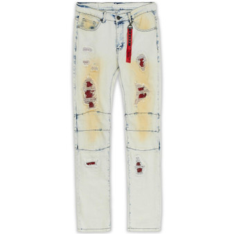 Men's Backing Slim Fit Jeans