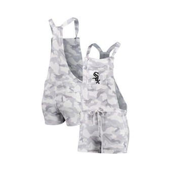 Women's Gray Chicago White Sox Camo Overall Romper