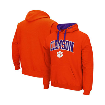 Men's Orange Clemson Tigers Big and Tall Arch & Logo 2.0 Pullover Hoodie