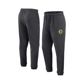 Men's Branded Heather Charcoal Boston Bruins Form Tracking Sweatpants