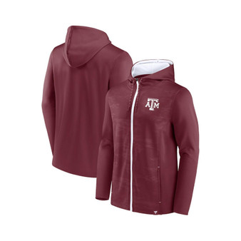 Men's Branded Maroon Texas A&M Aggies Ball Carrier Full-Zip Hoodie