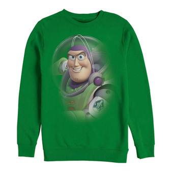 Disney Men's Toy Story Buzz Lightyear, Crewneck Fleece