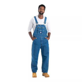 Men's Vintage Unlined Washed Denim Bib Overall