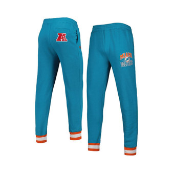 Men's Aqua Miami Dolphins Blitz Fleece Jogger Pants