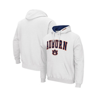 Men's White Auburn Tigers Arch Logo 3.0 Pullover Hoodie