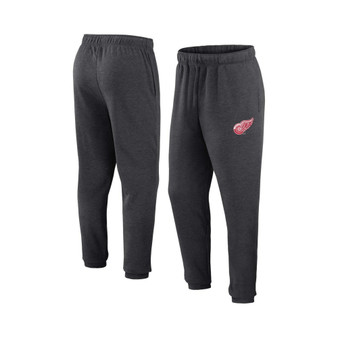 Men's Branded Heather Charcoal Detroit Red Wings Form Tracking Sweatpants