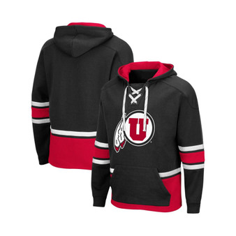 Men's Black Utah Utes Lace Up 3.0 Pullover Hoodie