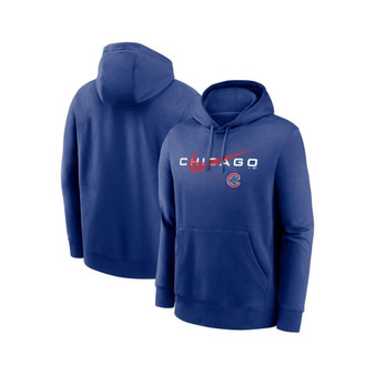 Men's Royal Chicago Cubs Big and Tall Over Arch Pullover Hoodie