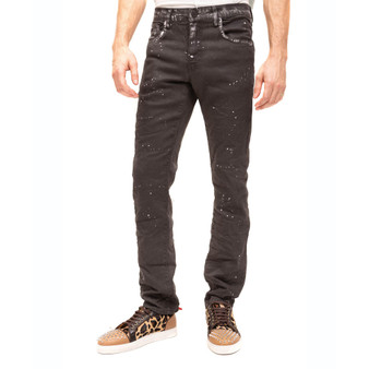 Men's Modern Splatter Denim Jeans