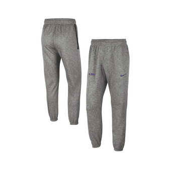 Men's Heather Gray LSU Tigers Team Logo Spotlight Performance Pants