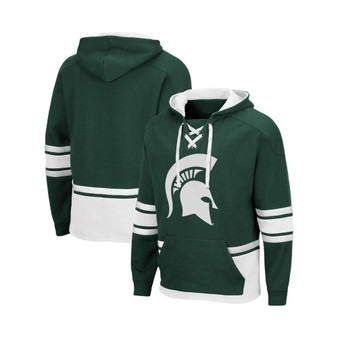 Men's Green Michigan State Spartans Lace Up 3.0 Pullover Hoodie