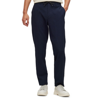 Men's Slim-Fit Trousers in Performance-Stretch Seersucker