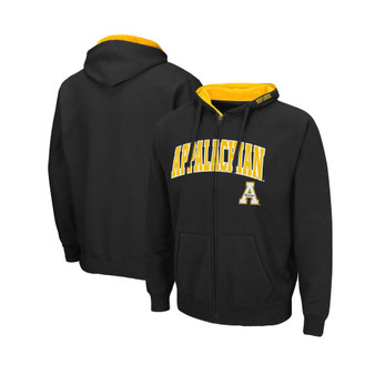 Men's Black Appalachian State Mountaineers Arch Logo 3.0 Full-Zip Hoodie