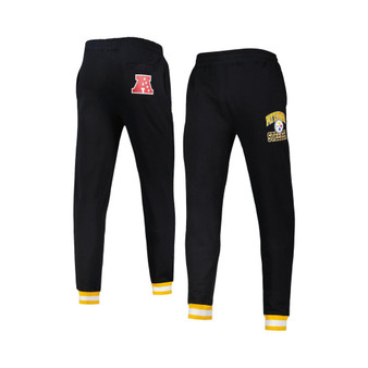 Men's Black Pittsburgh Steelers Blitz Fleece Jogger Pants