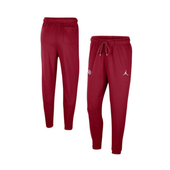 Men's Brand Crimson Oklahoma Sooners Logo Travel Fleece Pants