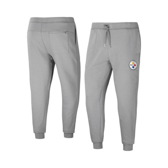 Men's NFL x Darius Rucker Collection by Gray Pittsburgh Steelers Fleece Jogger Pants