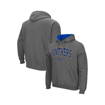 Men's Charcoal Pitt Panthers Arch & Team Logo 3.0 Pullover Hoodie