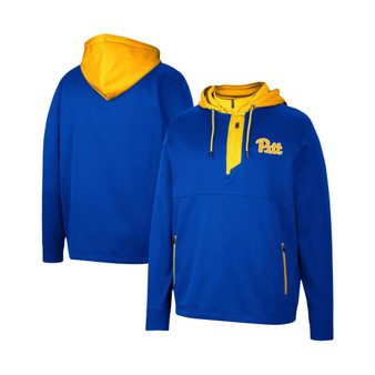 Men's Royal Pitt Panthers Luge 3.0 Quarter-Zip Hoodie