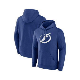 Men's Branded Blue Tampa Bay Lightning Primary Logo Pullover Hoodie