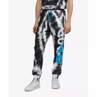 Men's Big and Tall Tie-Dye Star Burst Fleece Joggers