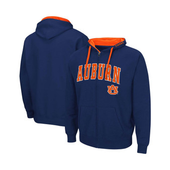 Men's Navy Auburn Tigers Big and Tall Full-Zip Hoodie