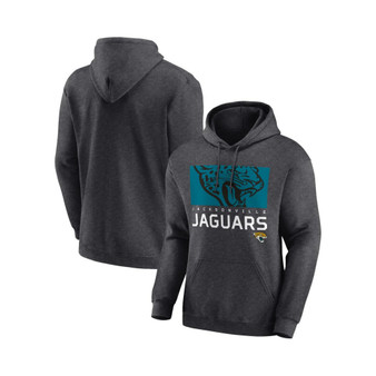 Men's Charcoal Jacksonville Jaguars Breakneck Blitz Pullover Hoodie
