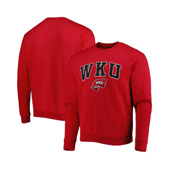 Men's Red Western Kentucky Hilltoppers Arch Over Logo Pullover Sweatshirt