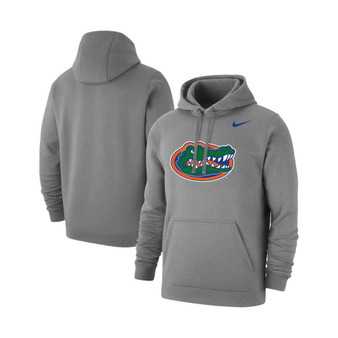 Men's Heather Gray Florida Gators Logo Club Pullover Hoodie