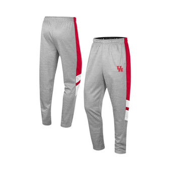 Men's Heathered Gray and Red Houston Cougars Bushwood Pants