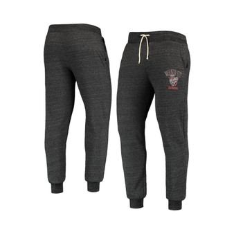 Men's Heathered Black Washington State Cougars Dodgeball Tri-Blend Pants