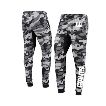 Men's Black New York Giants Camo Jogger Pants