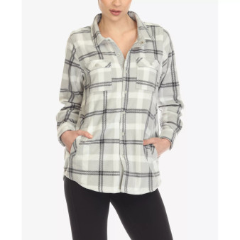 Women's Flannel Plaid Shirt