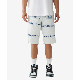 Men's Ricky Big T Fray Hem 12" Denim Shorts