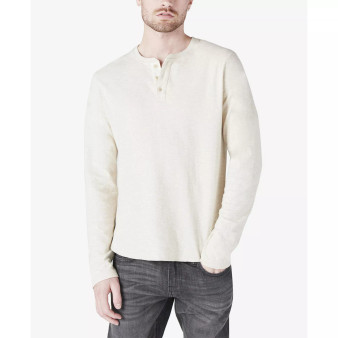 Men's Duo-Fold Henley Long Sleeve Sweater