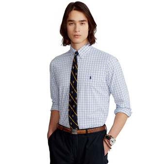 Men's Big & Tall Plaid Performance Shirt