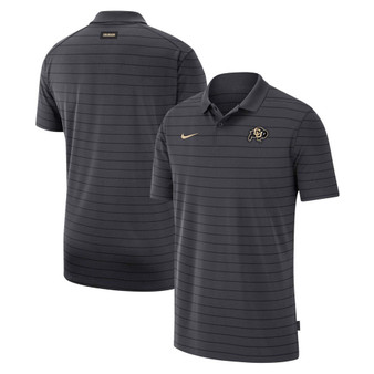 Men's Anthracite Colorado Buffaloes 2021 Early Season Victory Coaches Performance Polo