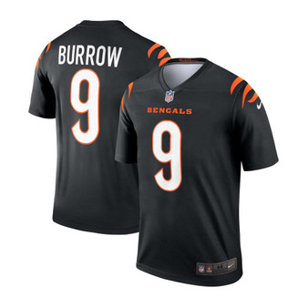 Men's Joe Burrow Black Cincinnati Bengals Legend Jersey