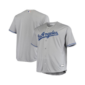 Men's Gray Los Angeles Dodgers Big and Tall Replica Team Jersey