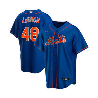 Men's Jacob Degrom Royal New York Mets Alternate Replica Player Name Jersey