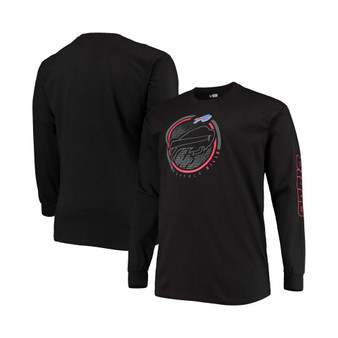 Men's Big and Tall Black Buffalo Bills Color Pop Long Sleeve T-shirt