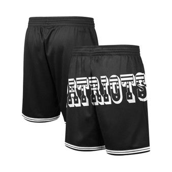 Men's Black New England Patriots Big Face 3.0 Fashion Shorts