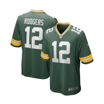 Men's Aaron Rodgers Green Green Bay Packers Game Team Jersey