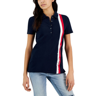 Women's Signature Stripe Polo Shirt